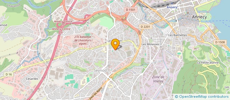 localisation de l'entreprise SOLIDARNIST' à ANNECY