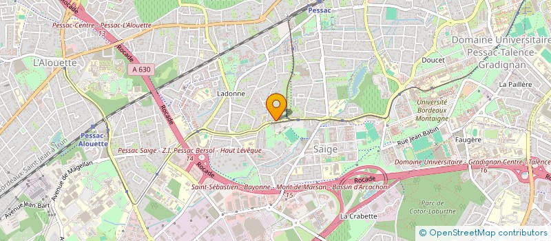 localisation de l'entreprise SOLIDARYS à PESSAC
