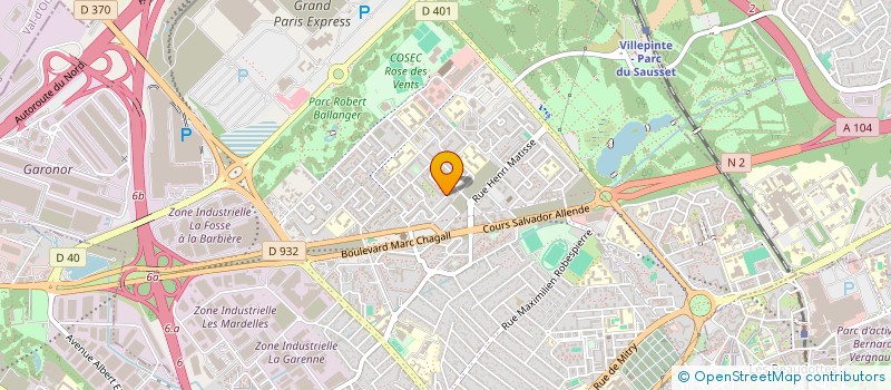 localisation de l'entreprise SOLIDASPORT à AULNAY-SOUS-BOIS
