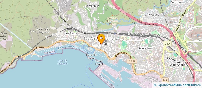 localisation de l'entreprise SOLIDASSO à MARSEILLE