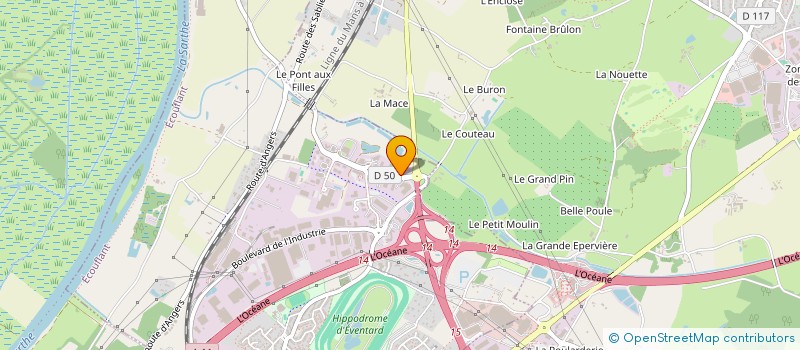 localisation de l'entreprise SOLIDAVENIR  ECOUFLANT