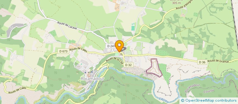 localisation de l'entreprise SOLIDE COMME LE ROC  ROCAMADOUR