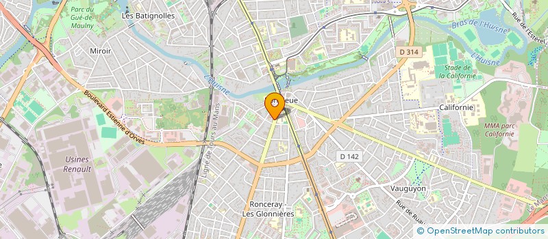 localisation de l'entreprise SOLIDEA à LE MANS