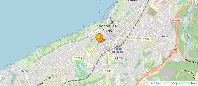 localisation de l'entreprise SOLIDEA à THONON-LES-BAINS