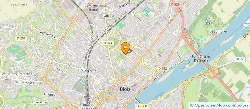 localisation de l'entreprise SOLIDEC SOC LIGER EXPR COM IND  BLOIS