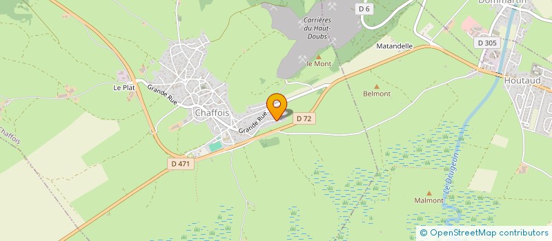 localisation de l'entreprise SOLIDECO  CHAFFOIS