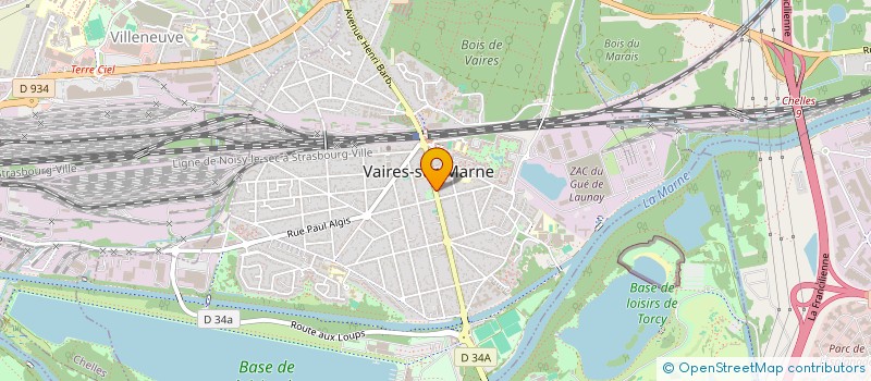 localisation de l'entreprise SOLIDENTAIRE  VAIRES-SUR-MARNE