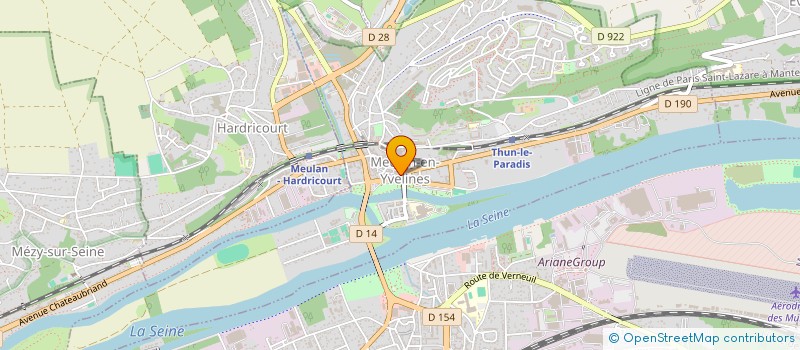 localisation de l'entreprise SOLIDEO BTP  MEULAN-EN-YVELINES