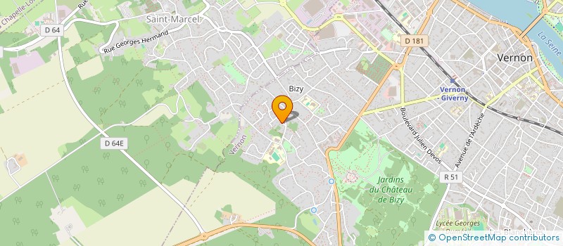 localisation de l'entreprise SOLIDEX BTP  VERNON