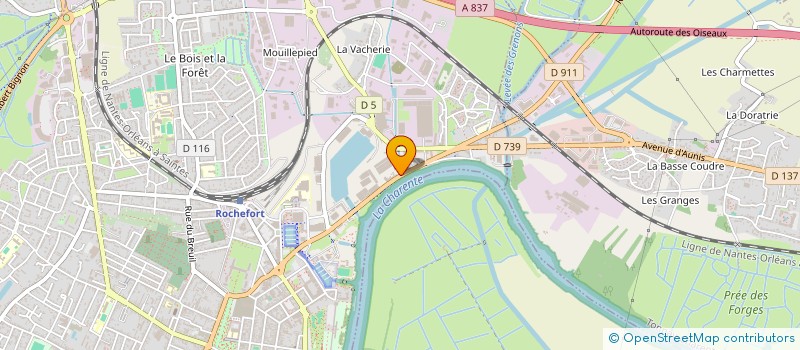 localisation de l'entreprise SOLIDIMMO  ROCHEFORT