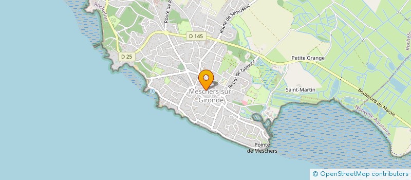 localisation de l'entreprise SOLIDIS à MESCHERS-SUR-GIRONDE