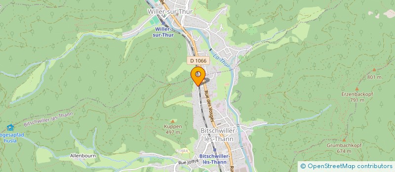 localisation de l'entreprise SOLIDIS HOLDING  BITSCHWILLER-LES-THANN