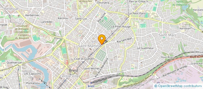 localisation de l'entreprise SOLIDOR  BREST