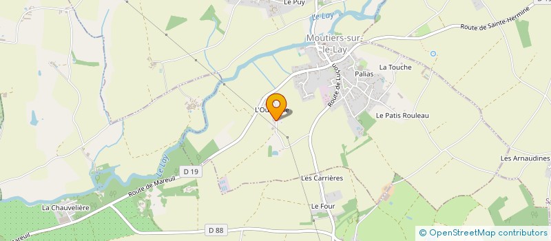localisation de l'entreprise SOLIDOR 85  MOUTIERS-SUR-LE-LAY