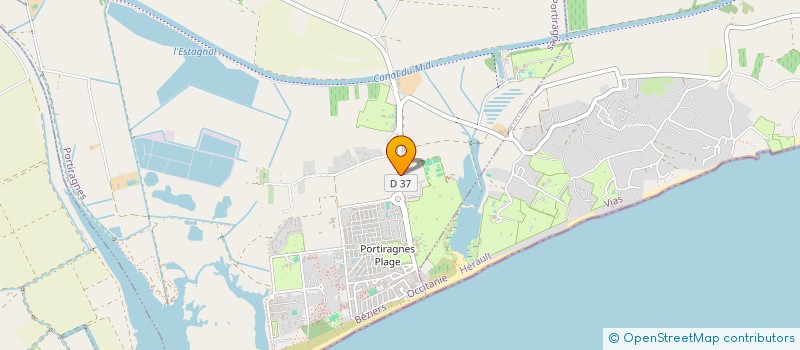 localisation de l'entreprise SOLIDUM à PORTIRAGNES