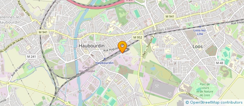 localisation de l'entreprise SOLIDUM  HAUBOURDIN