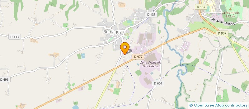 localisation de l'entreprise SOLIDUR à ROMAGNY FONTENAY