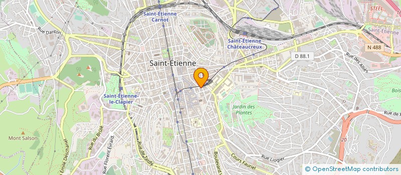 localisation de l'entreprise SOLIDUS à SAINT-ETIENNE