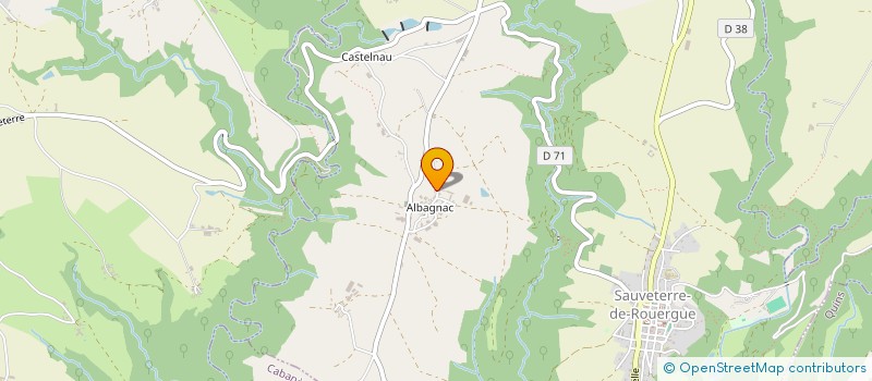 localisation de l'entreprise SOLIER JEAN MARIE ET MONIQUE  SAUVETERRE-DE-ROUERGUE