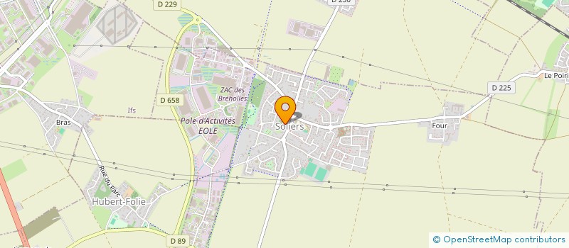 localisation de l'entreprise SOLIERS BASKET CLUB  SOLIERS