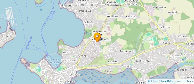 localisation de l'entreprise SOLIERS MOQUETTISTES BRETONS à RIANTEC