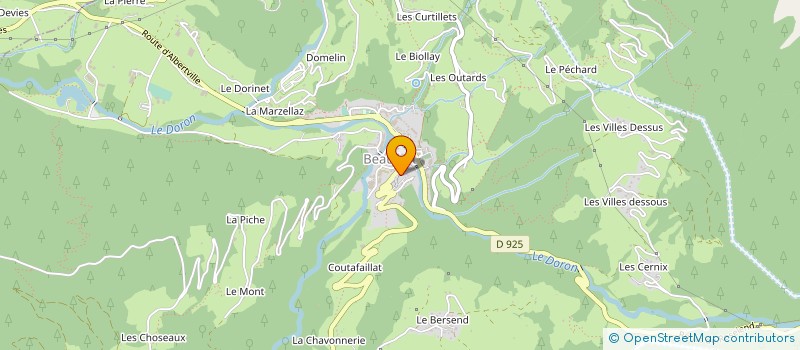 localisation de l'entreprise SOLIFLO  BEAUFORT