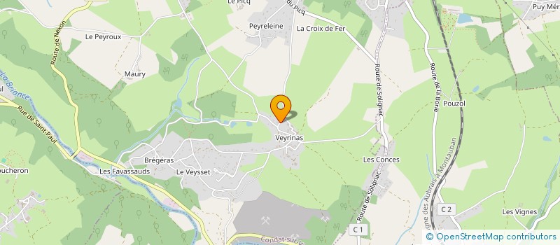 localisation de l'entreprise SOLIGNAC SAINT ELOI  CONDAT-SUR-VIENNE