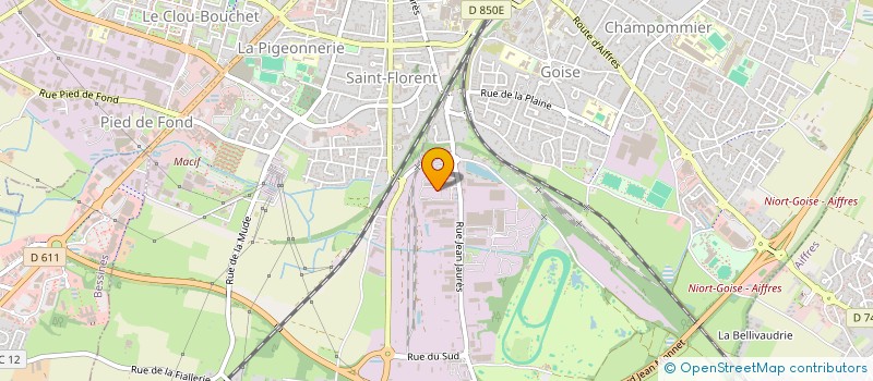localisation de l'entreprise SOLIGO 79 à NIORT