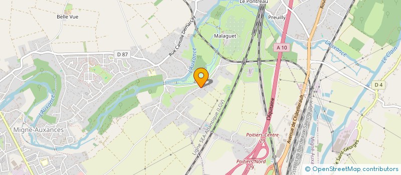 localisation de l'entreprise SOLIGO 86 à SAINT-GEORGES-LES-BAILLARGEAUX