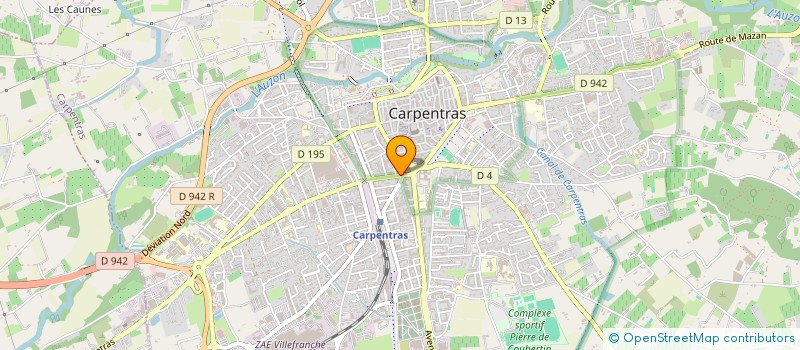 localisation de l'entreprise SOLIGONE à CARPENTRAS