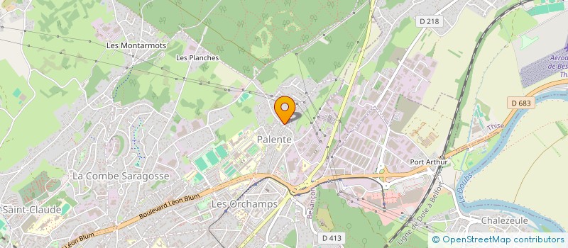 localisation de l'entreprise SOLIGRAPHE à BESANCON