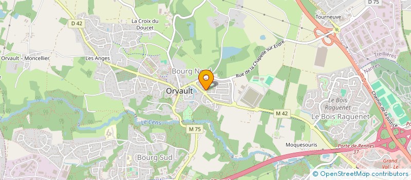 localisation de l'entreprise SOLIH à ORVAULT