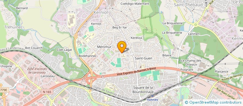 localisation de l'entreprise SOLIHA AGENCE IMMOBILIERE SOCIALE MORBIHAN à VANNES