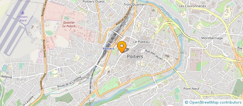 localisation de l'entreprise SOLIHA AIS VIENNE à POITIERS