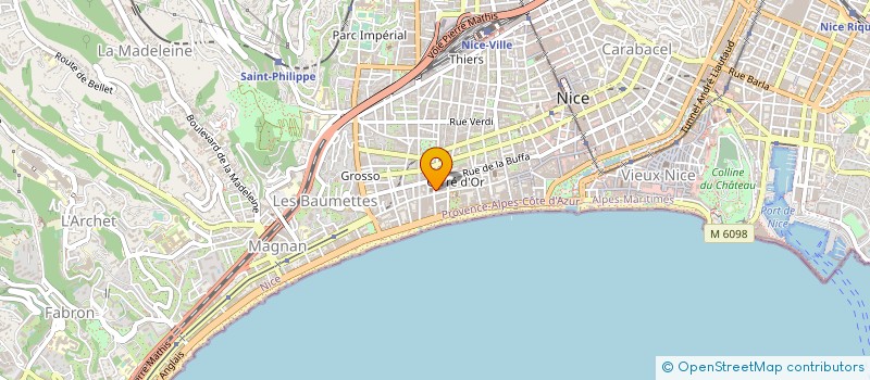localisation de l'entreprise SOLIHA ALPES MARITIMES SOLIDAIRE POUR L HABITAT à NICE