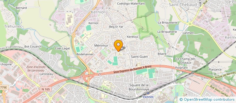 localisation de l'entreprise SOLIHA BATISSEUR DE LOGEMENT D'INSERTION - BRETAGNE à VANNES