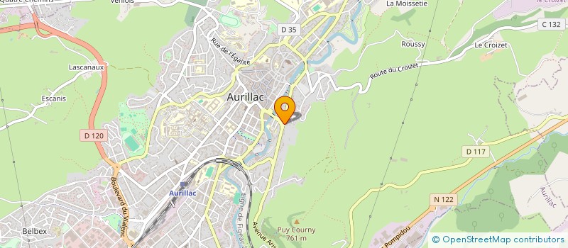 localisation de l'entreprise SOLIHA CANTAL à AURILLAC
