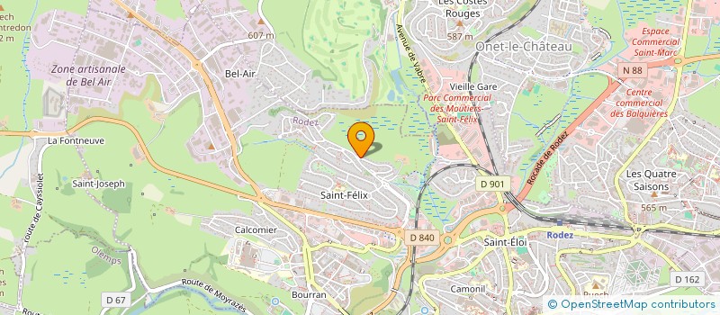 localisation de l'entreprise SOLIHA D'AVEYRON à ONET-LE-CHATEAU