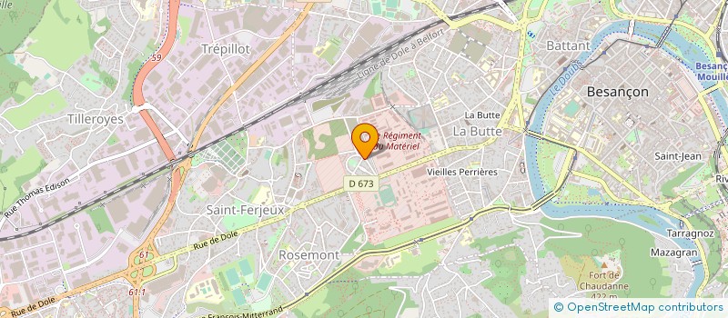 localisation de l'entreprise SOLIHA DOUBS COTE D'OR ET TERRITOIRE DE BELFORT à BESANCON