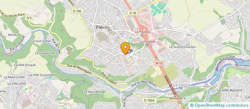 localisation de l'entreprise SOLIHA HABITAT ET TERRITOIRES OUEST à PLERIN
