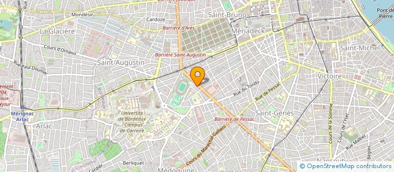 localisation de l'entreprise SOLIHA SOLIDAIRES POUR L'HABITAT BATISSEUR DE LOGEMENT D'INSERTION NOUVELLE AQUITAINE à BORDEAUX