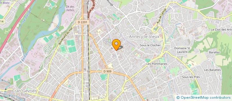 localisation de l'entreprise SOLIHA SOLIDAIRES POUR L'HABITAT HAUTE-SAVOIE à ANNECY