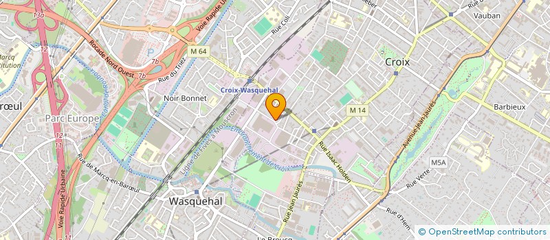 localisation de l'entreprise SOLIHA-SOLIDAIRES POUR L HABITAT-METROPOLE NORD à CROIX