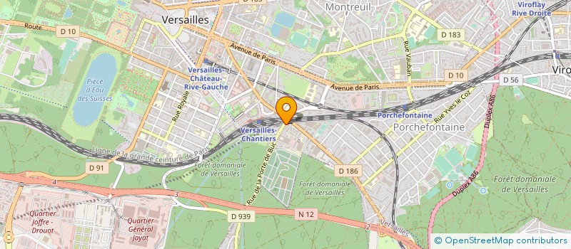 localisation de l'entreprise SOLIHA YVELINES ESSONNE à VERSAILLES