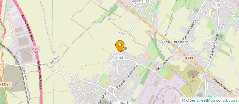 localisation de l'entreprise SOLIHAND  MAZINGARBE