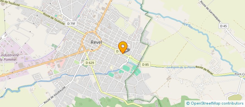 localisation de l'entreprise SOLIJU640  REVEL