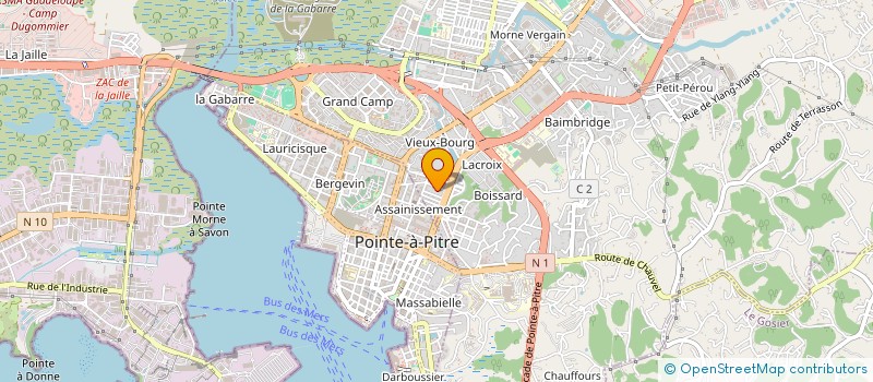 localisation de l'entreprise SOLILA à LES ABYMES