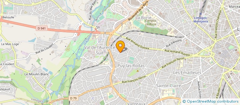 localisation de l'entreprise SOLILANG SARL à LIMOGES