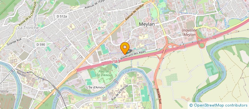 localisation de l'entreprise SOLILED à MEYLAN