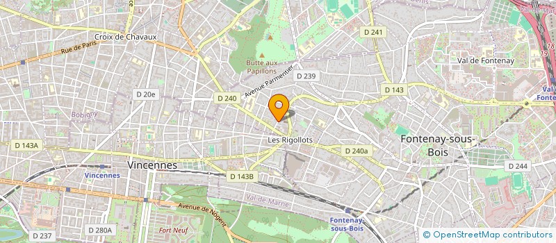 localisation de l'entreprise SOLILEN à FONTENAY-SOUS-BOIS